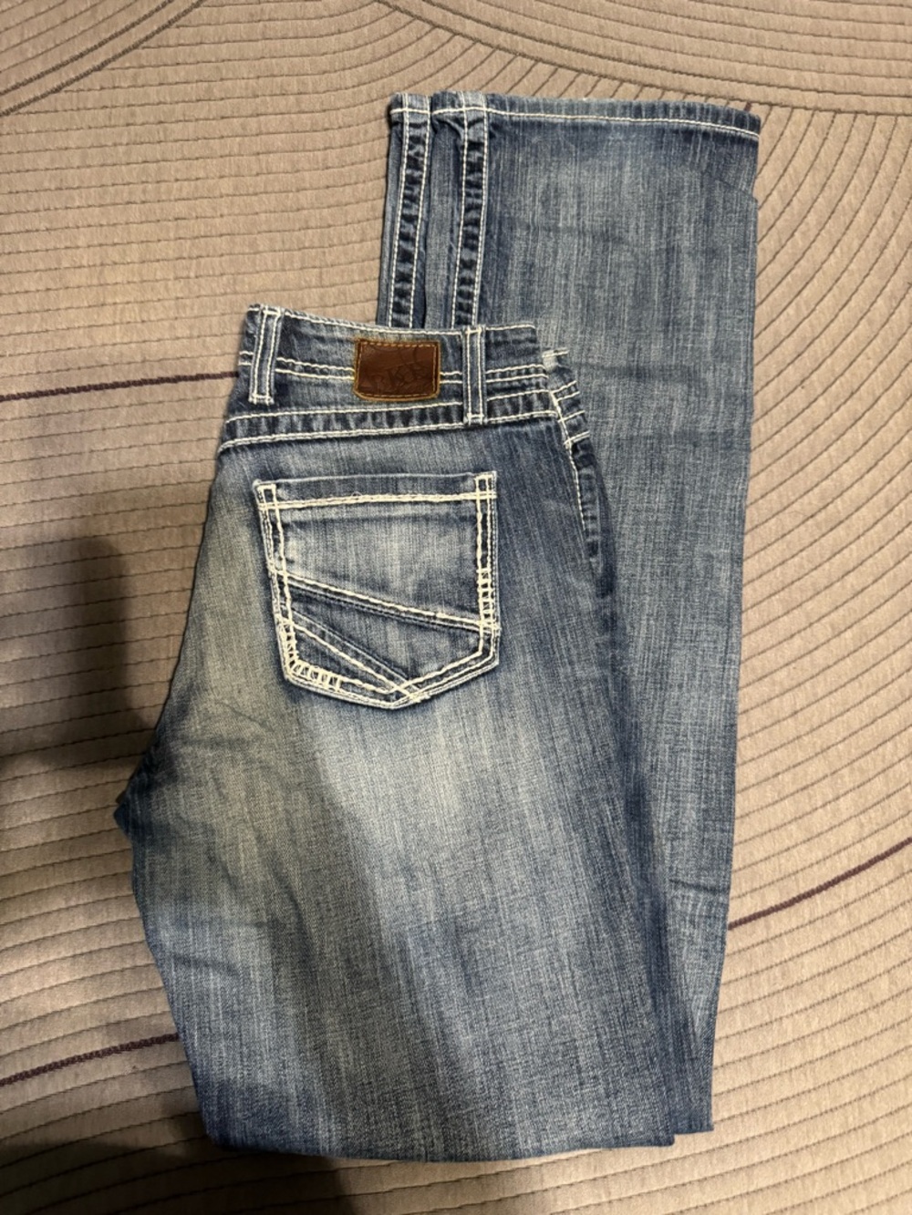BKE Women's Light Blue Boot Cut Jeans